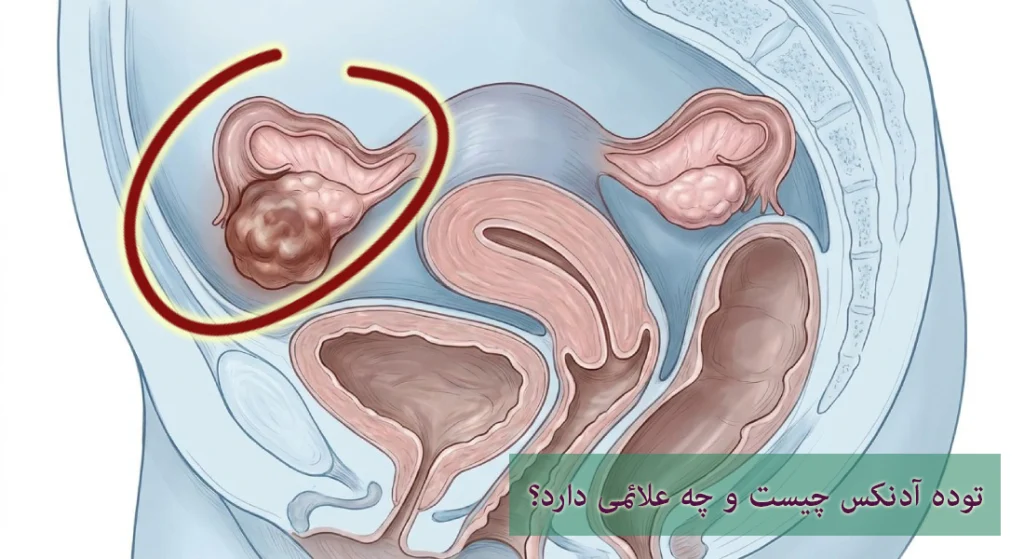 علائم توده آدنکس